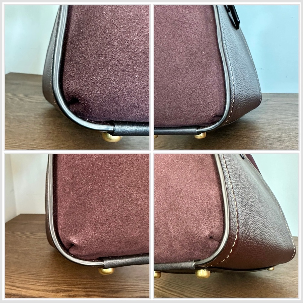 Coach 1941 Troupe Tote In Colorblock in Vintage Mauve Multi - Picture 11 of 11